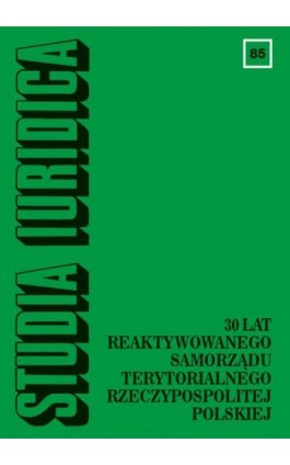 Studia Iuridica, nr 85 - Ebook