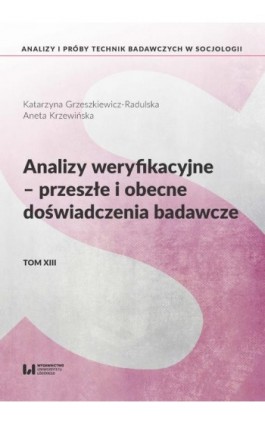 Analizy weryfikacyjne – przeszłe i obecne doświadczenia badawcze - Grzeszkiewicz-Radulska Katarzyna - Ebook - 978-83-8088-836-4