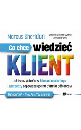 Co chce wiedzieć klient? - Marcus Sheridan - Audiobook - 978-83-8231-106-8