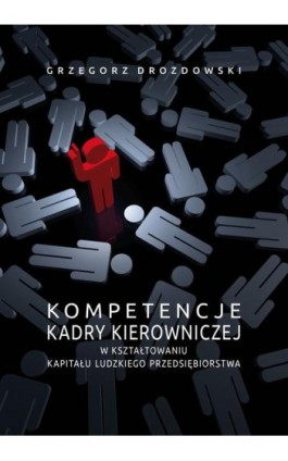 Kompetencje kadry kierowniczej w kształtowaniu kapitału ludzkiego przedsiębiorstwa - Grzegorz Drozdowski - Ebook - 978-83-7133-902-8