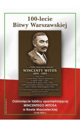 100-lat Bitwy Warszawskiej. Odsłonięcie tablicy Wincentego Witosa w Rawie Mazowieckiej - Opracowanie zbiorowe - Ebook - 978-83-961206-2-5