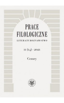 Prace Filologiczne. Literaturoznawstwo 11(14) 2021 - Ebook