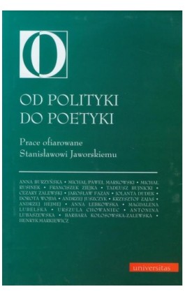 Od polityki do poetyki - Ebook - 978-83-242-1467-9