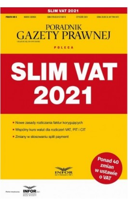 Slim VAT 2021 - Tomasz Krywan - Ebook - 978-83-8137-907-6