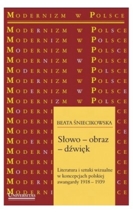 Słowo-obraz-dźwięk. Literatura i sztuki wizualne w koncepcjach polskiej awangardy 1918-1939 - Beata Śniecikowska - Ebook - 978-83-242-3323-6