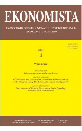 Ekonomista 2021 nr 4 - Praca zbiorowa - Ebook