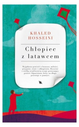 CHŁOPIEC Z LATAWCEM - Khaled Hosseini - Ebook - 978-83-8215-785-7