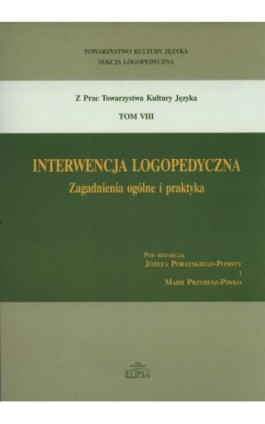 Interwencja logopedyczna - Ebook - 978-83-7151-915-4