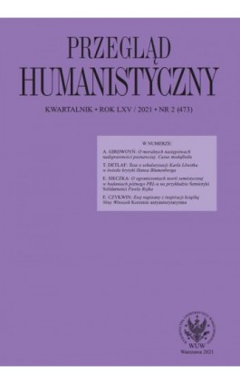 Przegląd Humanistyczny 2021/2 (473) - Ebook