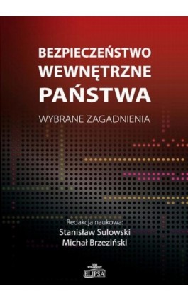 Bezpieczeństwo wewnętrzne państwa. Wybrane zagadnienia - Ebook - 978-83-7151-846-1