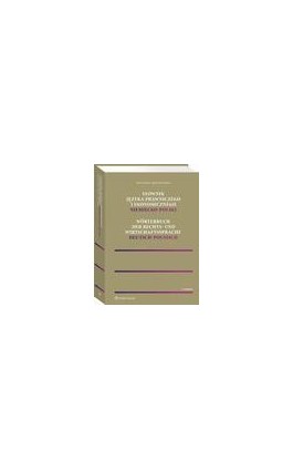 Słownik języka prawniczego i ekonomicznego niemiecko-polski - Agnieszka Kilian - Ebook - 978-83-8246-573-0