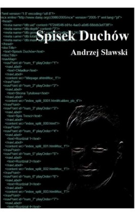Spisek duchów - Andrzej Sławski - Ebook - 978-83-962599-2-9