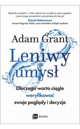 Leniwy umysł - Adam Grant - Ebook - 978-83-8231-130-3