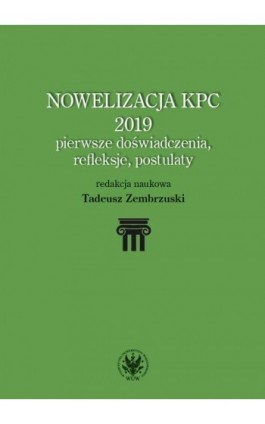 Nowelizacja KPC 2019 - Ebook - 978-83-235-5195-9