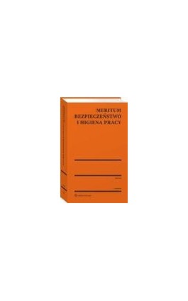 MERITUM Bezpieczeństwo i higiena pracy - Jerzy Żurek - Ebook - 978-83-8124-264-6