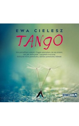 Tango - Ewa Cielesz - Audiobook - 978-83-8233-937-6