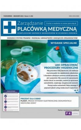 Zarządzanie placówką medyczną + gratis plakat PROCES WYMIANY ELEKTRONICZNEJ DOKUMENTACJI MEDYCZNEJ - EDM - Praca zbiorowa - Ebook