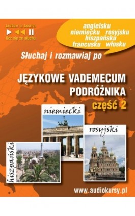 Językowe Vademecum Podróżnika  część 2 - Dorota Guzik - Audiobook - 978-83-60599-12-9
