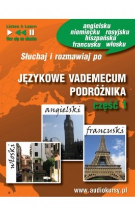 Językowe Vademecum Podróżnika  część 1 - Dorota Guzik - Audiobook - 978-83-60599-11-2