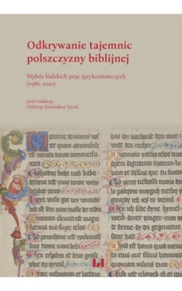 Odkrywanie tajemnic polszczyzny biblijnej - Ebook - 978-83-8220-776-7