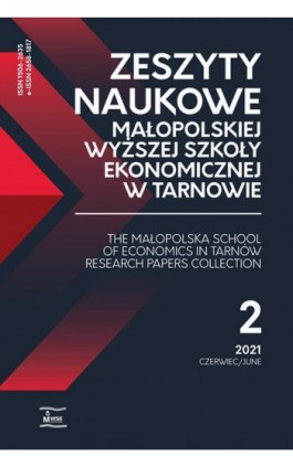 Zeszyty Naukowe Małopolskiej Wyższej Szkoły Ekonomicznej w Tarnowie 2/2021 - Ebook