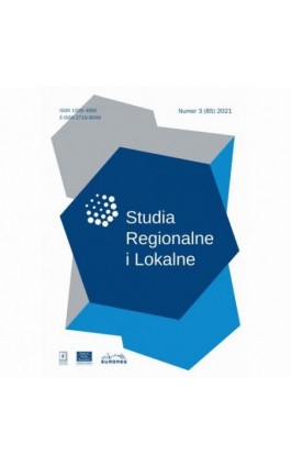 Studia Regionalne i Lokalne nr 3(85)/2021 - Katarzyna Szmigiel-Rawska - Ebook