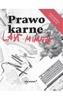 Last Minute Prawo karne 2022 - Bogusław Gąszcz - Ebook - 978-83-66720-29-9