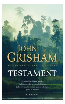 TESTAMENT - John Grisham - Ebook - 978-83-8215-928-8