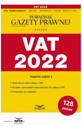 Vat 2022 - Praca zbiorowa - Ebook - 978-83-8268-110-9