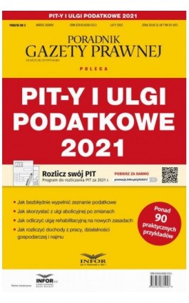 Pity i ulgi podatkowe 2021 - Grzegorz Ziółkowski - Ebook - 978-83-8268-125-3