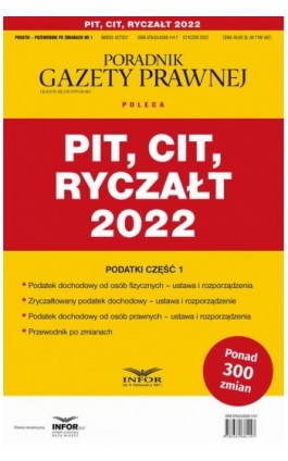 Pit Cit Ryczałt 2022 - Praca zbiorowa - Ebook - 978-83-8268-114-7