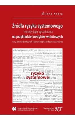 Źródła ryzyka systemowego i metody jego ograniczania na przykładzie kredytów walutowych w systemach bankowych krajów Europy Środ - Milena Kabza - Ebook - 978-83-87251-48-2