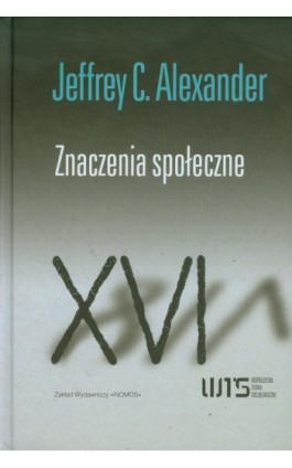 Znaczenia społeczne. Studia z socjologii kulturowej - Jeffrey C. Alexander - Ebook - 978-83-7688-203-1
