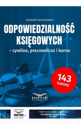 Odpowiedzialnośc księgowych - Krzysztof Janczukowicz - Ebook - 978-83-8268-153-6