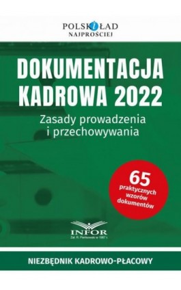 Dokumentacja kadrowa 2022 - Praca zbiorowa - Ebook - 978-83-8268-134-5