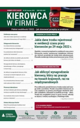 Pakiet mobilności 2022 – jak stosować przepisy w praktyce - Praca zbiorowa - Ebook