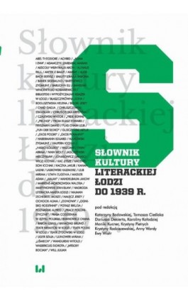 Słownik kultury literackiej Łodzi do 1939 r. - Ebook - 978-83-8220-897-9