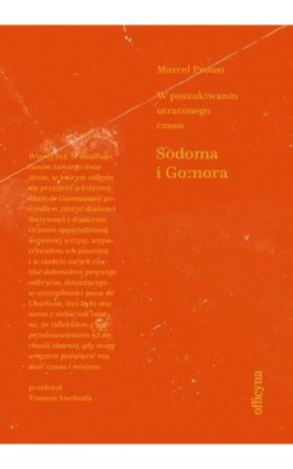 Sodoma i Gomora - Marcel Proust - Ebook - 978-83-66511-56-9