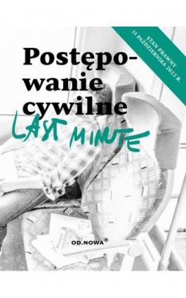 Last Minute postępowanie cywilne październik 2022 - Anna Gólska - Ebook - 978-83-67523-07-3