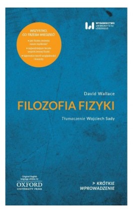 Filozofia fizyki - Dawid Wallace - Ebook - 978-83-8220-975-4