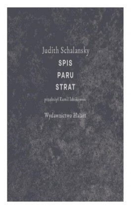 Spis paru strat - Judith Schalansky - Ebook - 978-83-66571-82-2