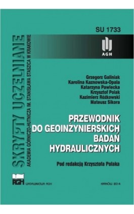 Przewodnik do geoinżynierskich badań hydraulicznych - Grzegorz Galiniak - Ebook - 978-83-7464-983-4