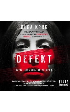 Defekt - Olga Kruk - Audiobook - 978-83-8271-024-3