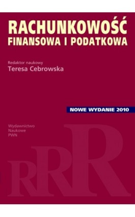 Rachunkowość finansowa i podatkowa - Ebook - 978-83-01-17922-9