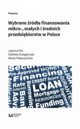 Wybrane źródła finansowania mikro -, małych i średnich przedsiębiorstw w Polsce - Joanna Fila - Ebook - 978-83-8331-018-3