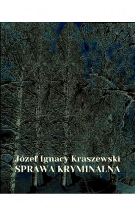 Sprawa kryminalna - Józef Ignacy Kraszewski - Ebook - 978-83-7639-434-3
