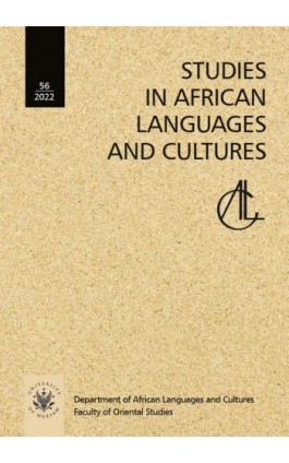 Studies in African Languages and Cultures. Volumen 56 (2022) - Ebook