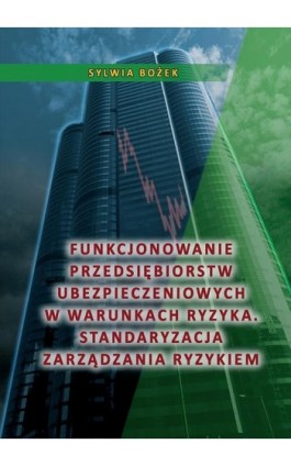 Funkcjonowanie przedsiębiorstw ubezpieczeniowych w warunkach ryzyka. Standaryzacja zarządzania ryzykiem - Sylwia Bożek - Ebook - 978-83-7246-637-2