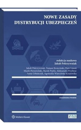 Nowe zasady dystrybucji ubezpieczeń - Jakub Pokrzywniak - Ebook - 978-83-8124-924-9