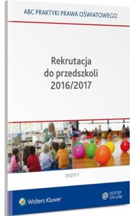 Rekrutacja do przedszkoli 2016/2017 - Lidia Marciniak - Ebook - 978-83-264-8614-2